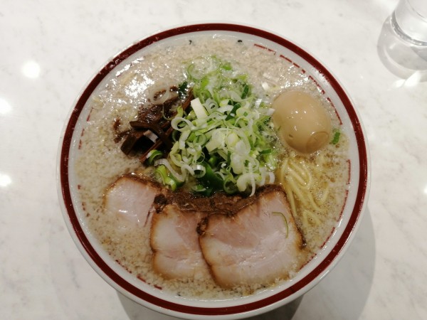 「中華そば(大盛り、こってり)＋味付玉子」@田中そば店 春日井店の写真