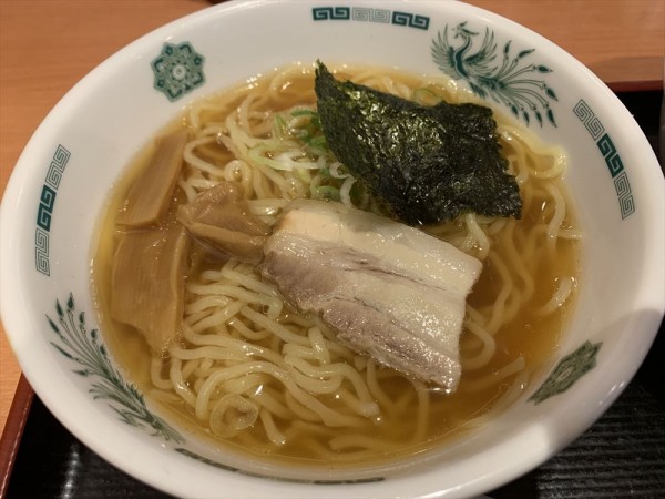 「ラ・餃・チャセット（半ラーメン＋餃子３個＋半チャーハン）」@日高屋 大塚北口駅前店の写真