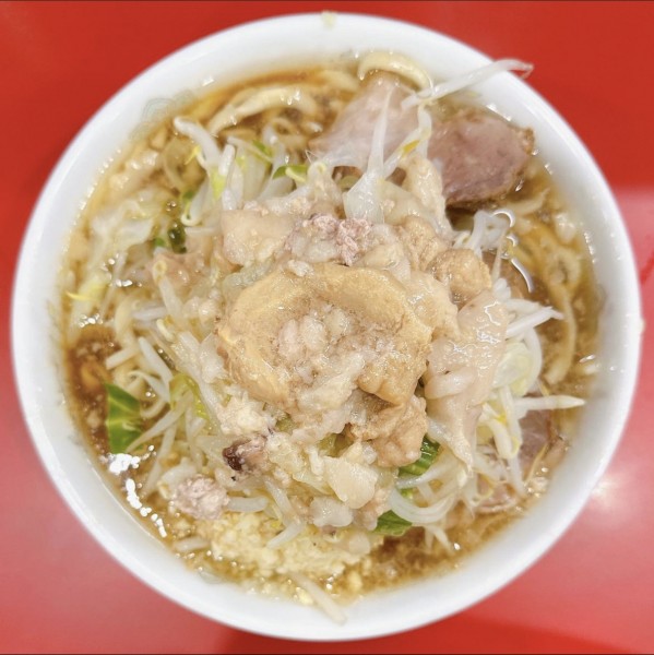 「小ラーメン ニンニク アブラ」@ラーメン二郎 生田駅前店の写真