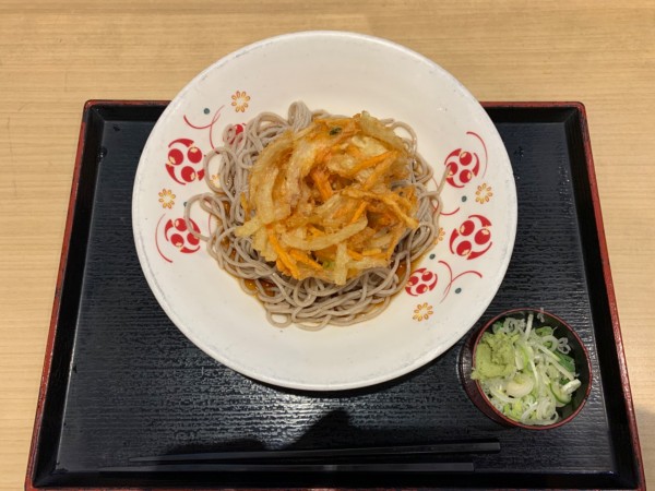 「かき揚げそば」@いろり庵きらく 東京京葉店の写真