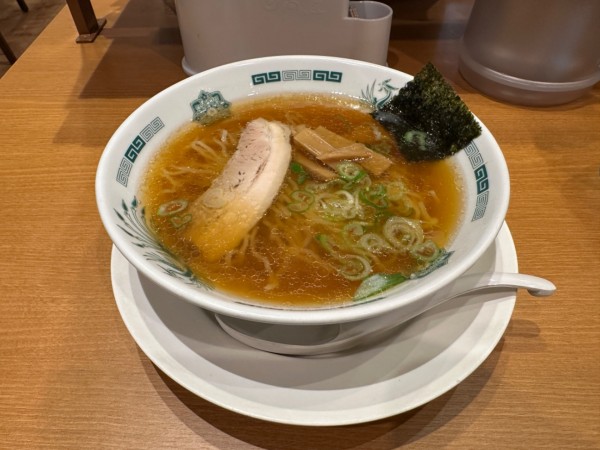 「中華そば（並盛・140g）390円」@日高屋 イーサイト高崎店の写真