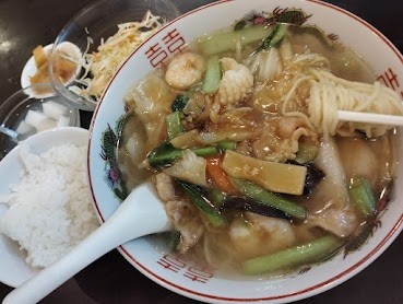 「今週のランチ 五目そば＋ライス(750)」@海南飯店の写真