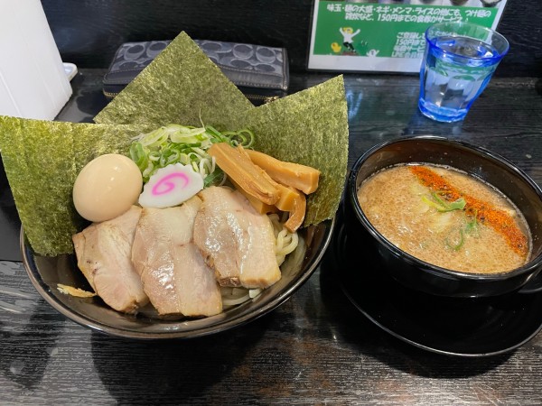 「元祖つけ麺　全部のせ」@麺の坊 晴レル屋 総本店の写真