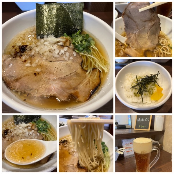 「淡麗煮干し醤油そば780円本日の賄いご飯280円」@自家製麺 まかないへきるの写真