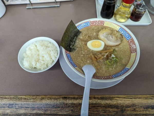 「こってり中華そば」@ラーメン ばんだい 嵐山店の写真