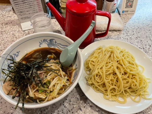 「つけ麺、１.５倍盛り」@つけ麺みなみの写真