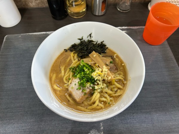 「あん肝ラーメン」@麺丼Dining 夢者の写真