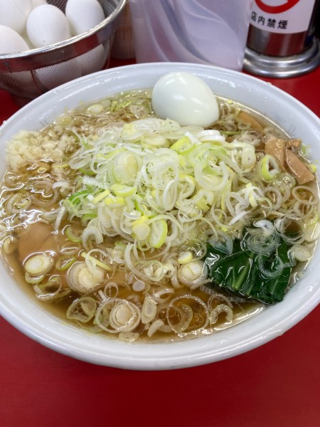 「チャーシュー麺大　ニンニク入り　玉子　ネギ」@バリバリラーメンの写真