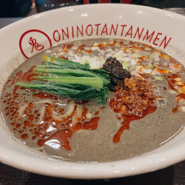 「黒胡麻担々麺」@鬼の担々麺 ときわ台店の写真