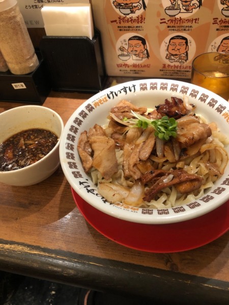 「肉盛りつけ麺 大盛」@NEW OLD STYLE 肉そば けいすけの写真