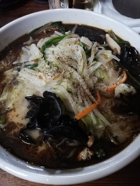 「タンメン 黒」@天狗 北越らーめんの写真