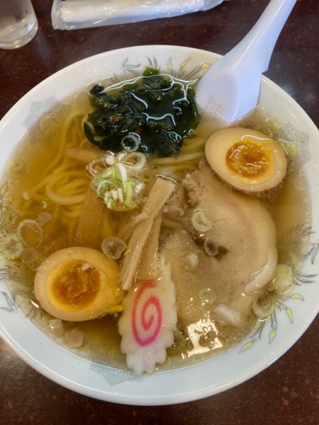 「半ラーメン（醤油）」@手打ちラーメン 恒の写真