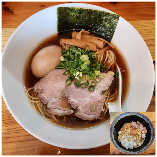 「味玉中華蕎麦(新味) カレー和え玉」@中華蕎麦 晴天の写真