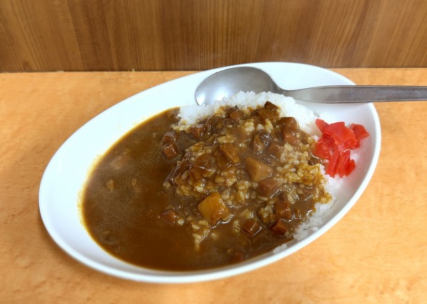 「カレーライス(450円)」@そば処 味の里の写真