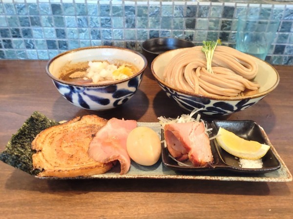 「汁並つけ麺中＋特製トッピング」@麺屋みつば＋クローバーの写真