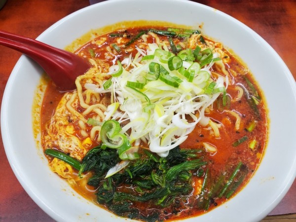 「ドラたんたんめん800円辛さ上級」@らーめん ドラごんちの写真