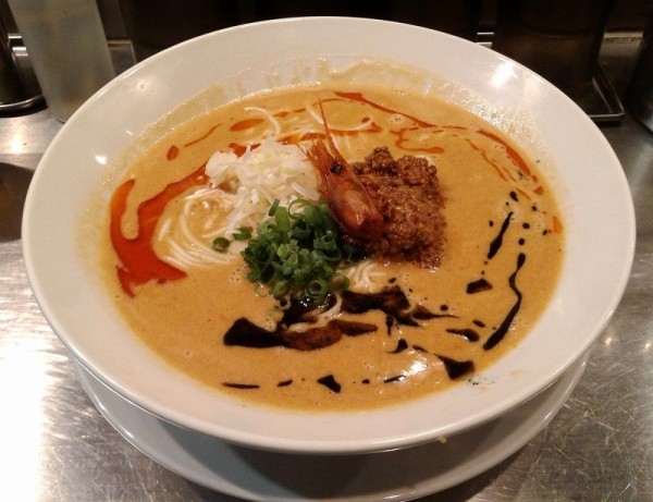 「海老寿久担々麺(1100円)」@麺屋 愛心 TOKYO 町屋店の写真