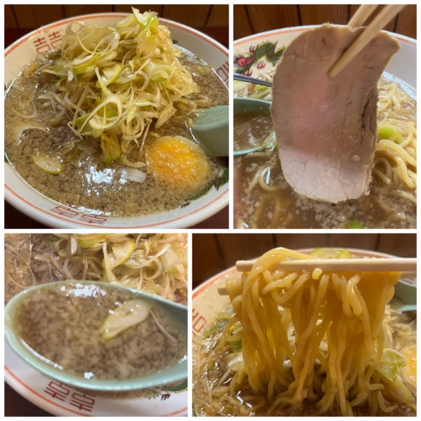 「ラーメン850円中盛り60円ネギネギ220円」@関越ラーメン 仙龍の写真