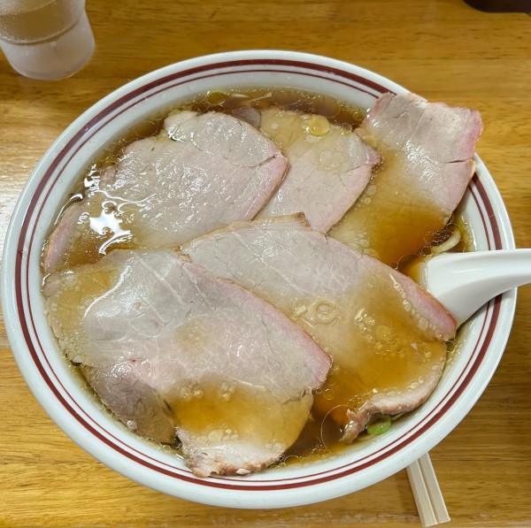 「手打ち焼豚麺」@白河手打ち中華 くぬぎの写真