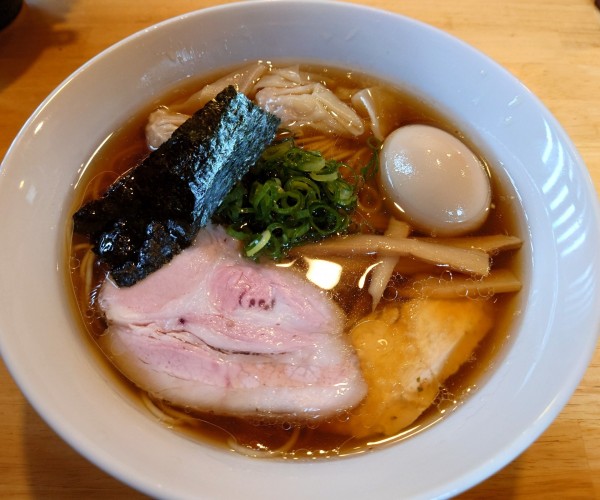 「味玉そば(黒)」@支那そば くろ田の写真