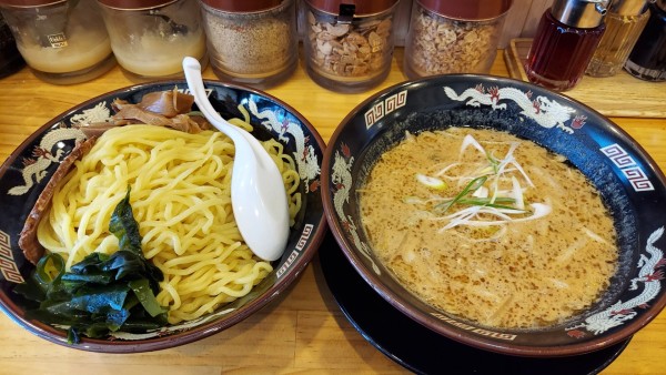 「味噌つけ麵 大盛 1080円」@北海道らーめん みそ熊 竹ノ塚店の写真