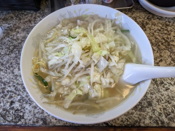 「タンメン:720円」@珍來総本店直営 松原店の写真