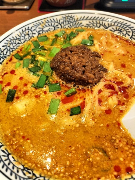 「白胡麻担々麺　825円税込み」@丸源ラーメン 千葉寺店の写真