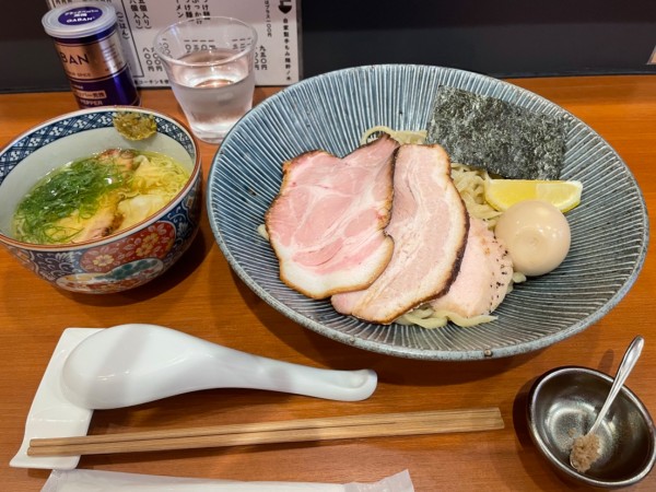 「淡麗特製つけ麺（塩）」@自家製手もみ麺 鈴ノ木の写真