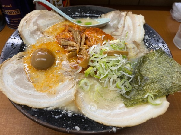 「ダブル」@屋台ラーメンとんこつ貴生 稔台店の写真