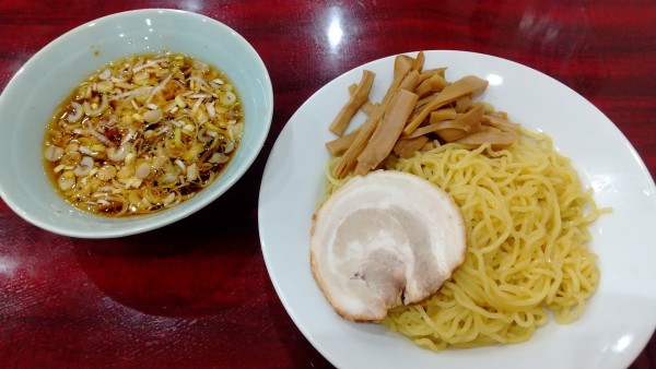 「ざる+餃子3個(¥700+200)」@恵 中華の写真