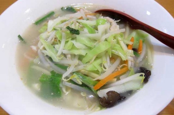 「野菜湯麵　750円」@北京福屋の写真