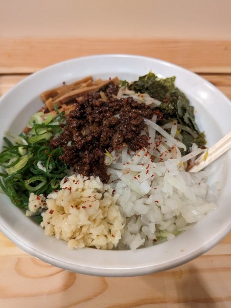 「味噌まぜそば」@ラーメン 月麺の写真