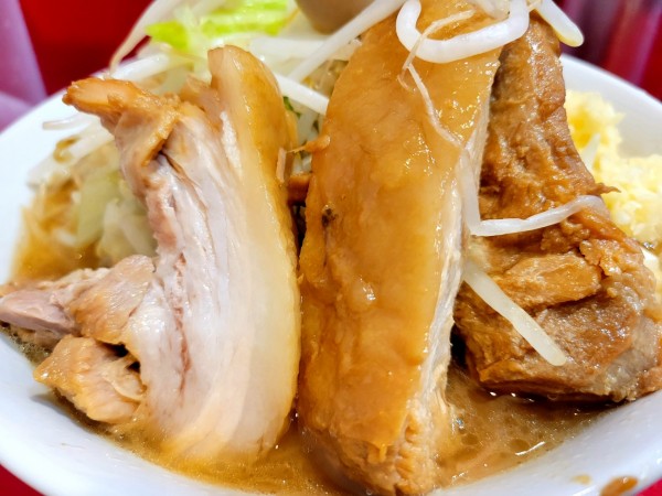 「ラーメン少なめ+豚」@麺屋HEROの写真