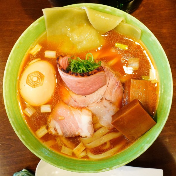 「特製手打中華蕎麦（醤油）＋えらべるお酒」@手打麺祭 かめ囲の写真