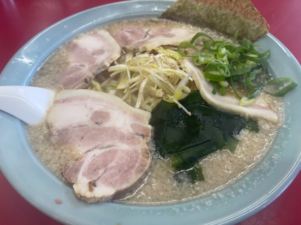 「ネギチャーシューメン  中盛」@ラーメンショップ太郎 坂戸店の写真