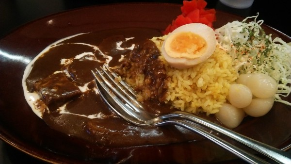 「黒い肉カレー小盛 990円」@カレーは飲み物。 池袋本店の写真