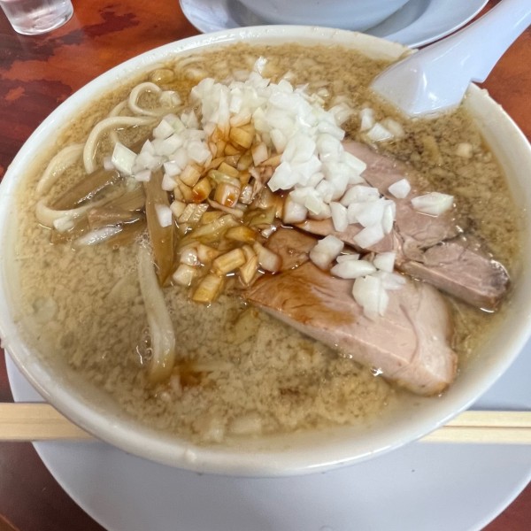 「中華そば〝濃いめ・ネギ増し〟」@杭州飯店の写真