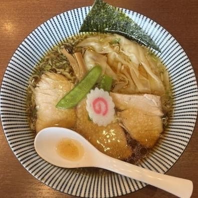 「ワンタン麺」@白河手打中華そば 大志 ヱビスヤいわき分店の写真