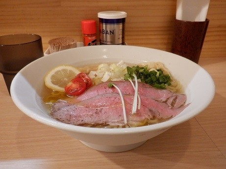 「冷やし牛塩レモンラーメン」@麺家 凛の写真
