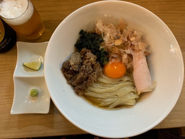 「麦玉牛すじのせ」@中華そば 麦の星の写真