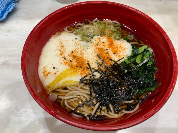 「山かけそば 630円」@箱根そば 本陣の写真