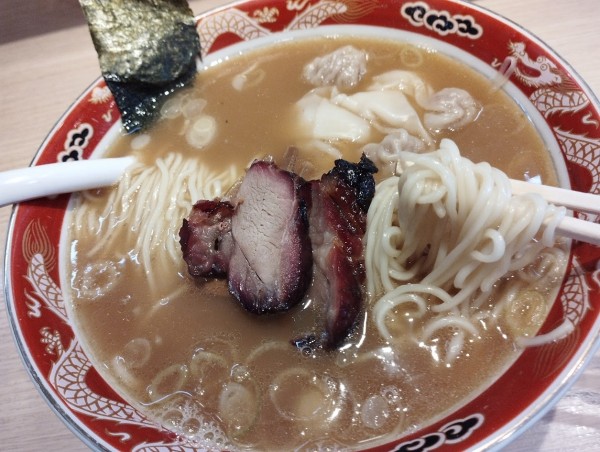 「(支那そば)ワンタン麺3個入(950）」@支那ソバ すずきの写真