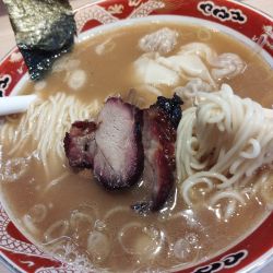 (支那そば)ワンタン麺3個入(950）