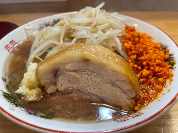 「ラーメン（ミニ）＋生たまご」@鷹の目 西巣鴨店の写真