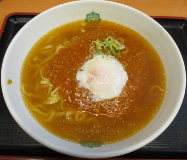 「<期間限定・復刻>温玉旨辛ラーメン 690円」@日高屋 目黒東口店の写真