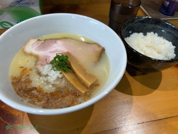 「鶏白湯塩(930円)」@RAMEN 青ニ彩の写真