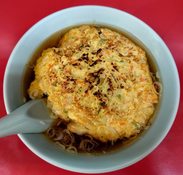 「かに玉そば(800円)」@中華麺店 喜楽の写真