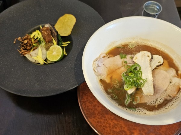 「【限定】焼き松茸soba　2200円」@sobabar Ciliegioの写真