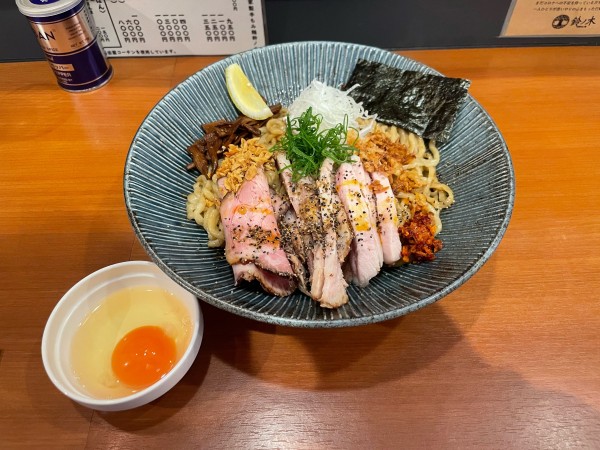 「まぜそば」@自家製手もみ麺 鈴ノ木の写真