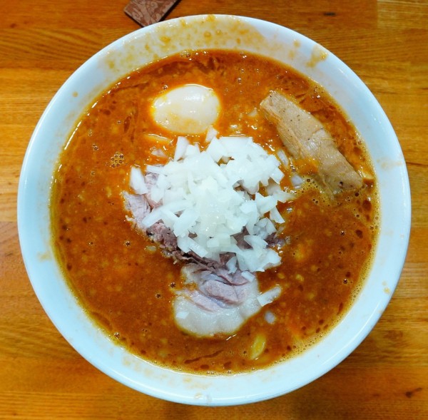 「トマトチーズ中華そば＋味玉」@中華そば136の写真